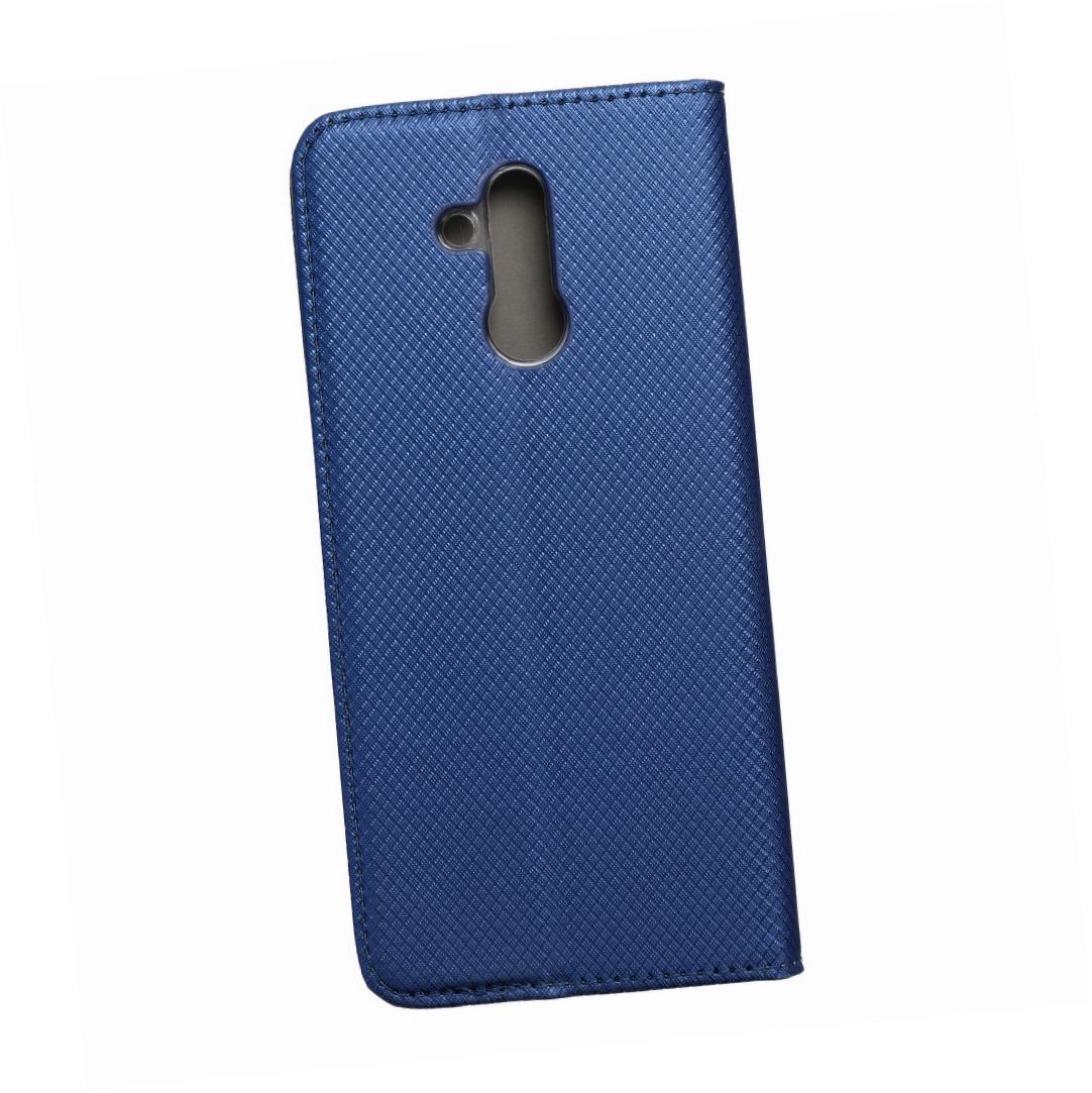 Etui zamykane z klapk� i magnesem Smart Magnet granatowy Huawei Mate 20 Lite