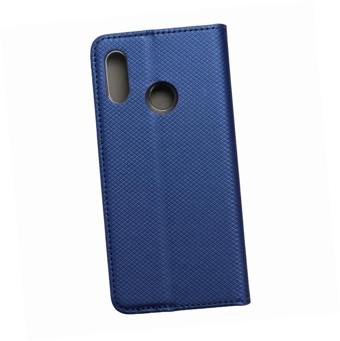 Etui zamykane z klapk� i magnesem Smart Magnet granatowy Huawei P20 Lite