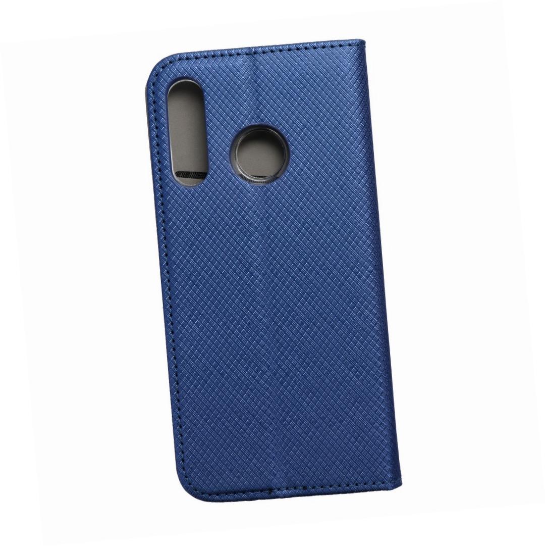 Etui zamykane z klapk� i magnesem Smart Magnet granatowy Huawei P30 Lite
