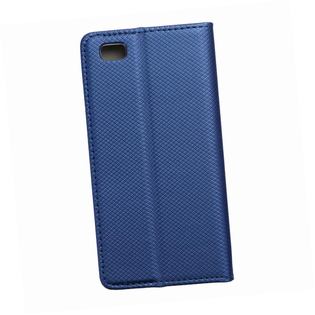 Etui zamykane z klapką i magnesem Smart Magnet granatowy Huawei P8 Lite Etui zamykane z klapką i magnesem Smart Magnet granatowy Huawei P8 Lite