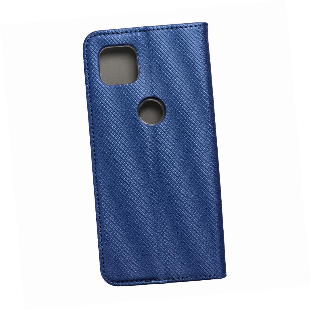 Etui zamykane z klapk� i magnesem Smart Magnet granatowy Motorola Moto G 5G