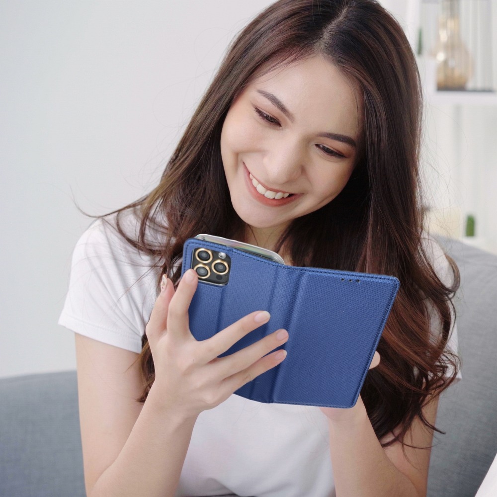 Pokrowiec Smart Magnet Book granatowy Samsung Galaxy A52S 5G / 3