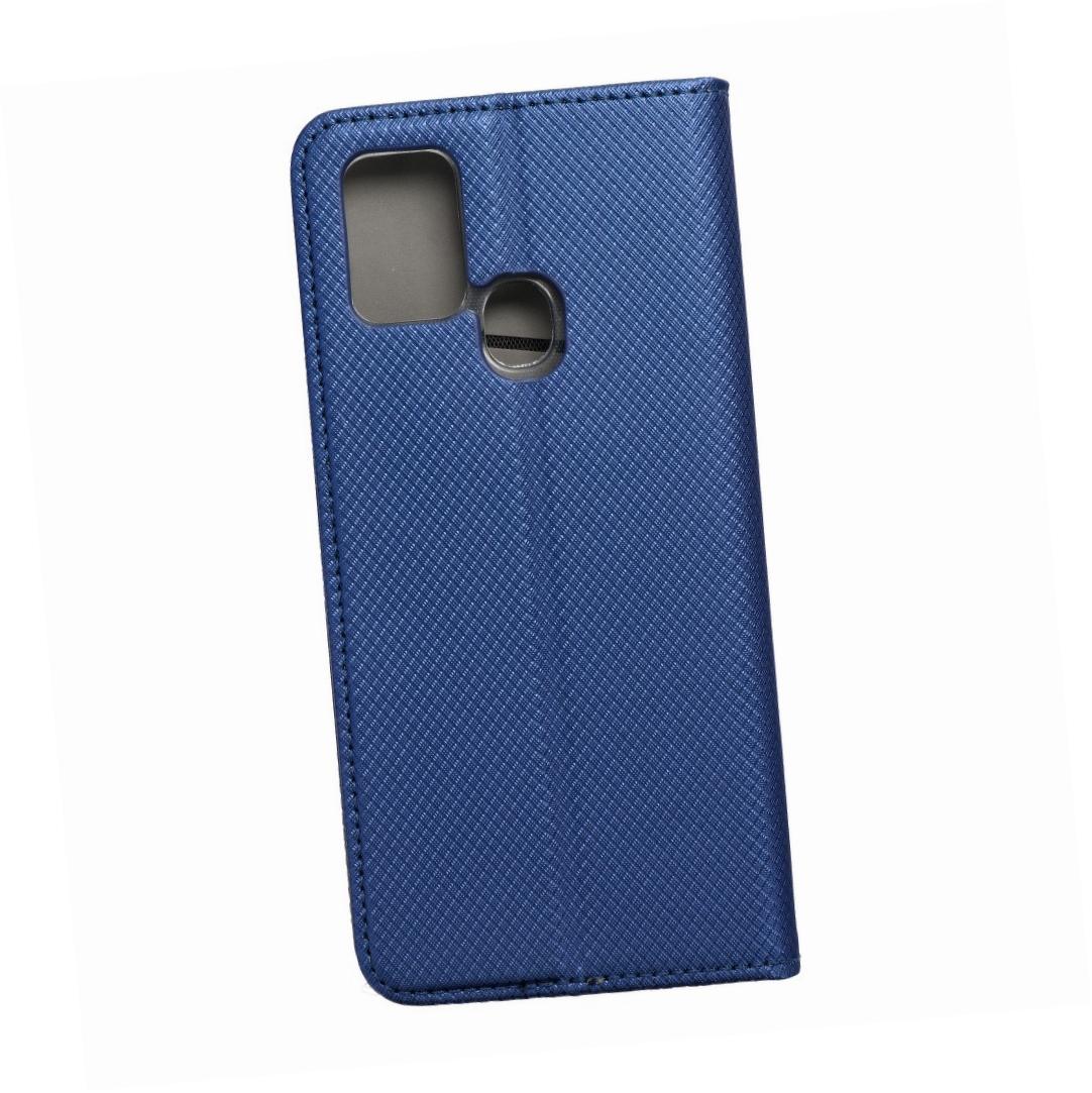 Etui zamykane z klapk� i magnesem Smart Magnet granatowy Samsung Galaxy A21s