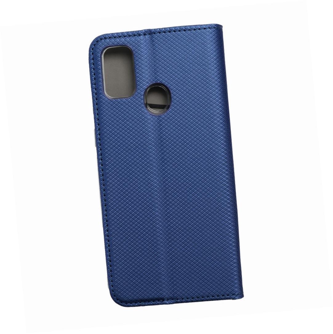 Etui zamykane z klapk� i magnesem Smart Magnet granatowy Samsung Galaxy M21