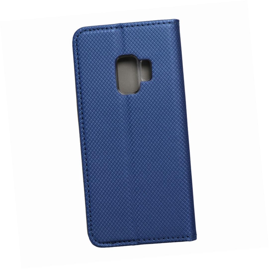 Etui zamykane z klapk� i magnesem Smart Magnet granatowy Samsung Galaxy S9