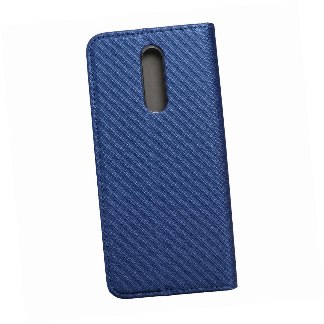 Etui zamykane z klapk� i magnesem Smart Magnet granatowy Xiaomi Redmi 8