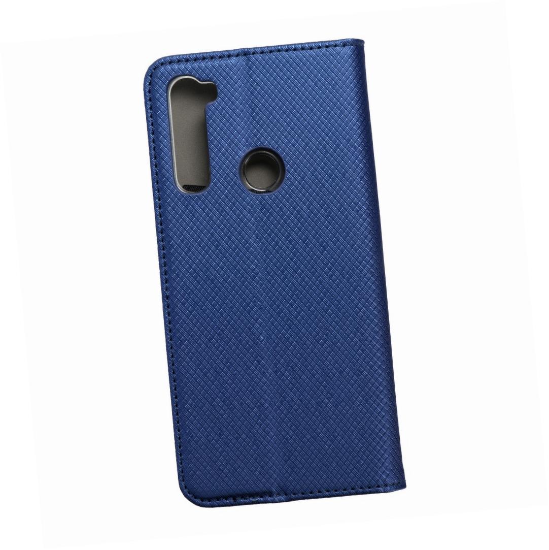 Etui zamykane z klapk� i magnesem Smart Magnet granatowy Xiaomi Redmi Note 8T