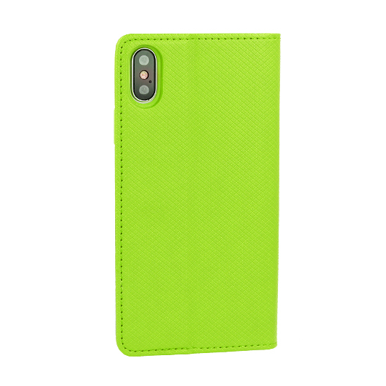 Etui zamykane z klapk� i magnesem Smart Magnet limonkowy Samsung Galaxy S10 / 2