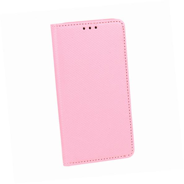 Etui zamykane z klapk� i magnesem Smart Magnet r�owy Xiaomi Mi 8 Lite