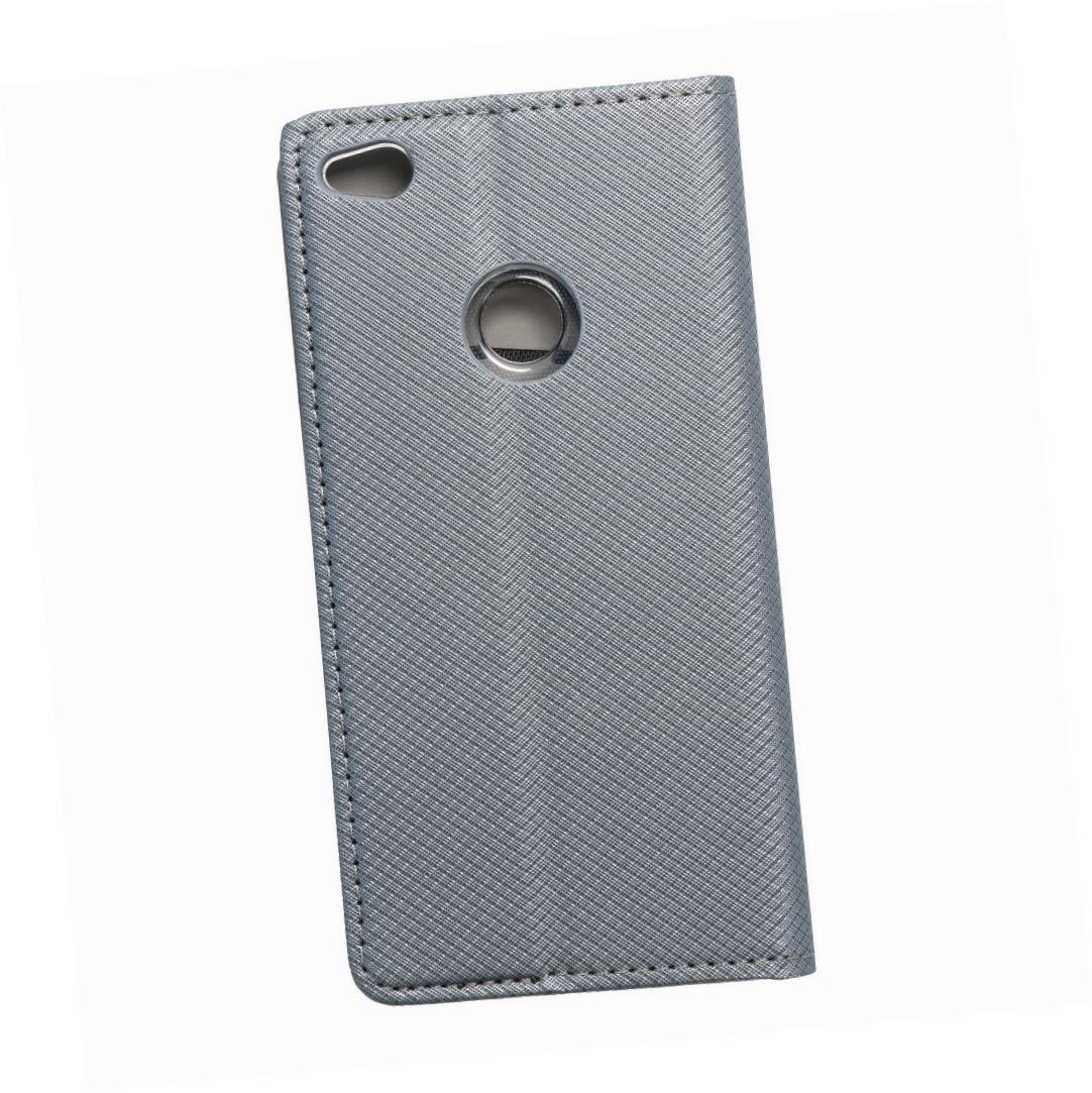 Etui zamykane z klapk� i magnesem Smart Magnet szary Huawei P8 Lite (2017)