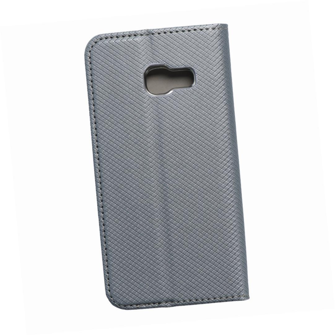 Etui zamykane z klapk� i magnesem Smart Magnet szary Samsung Galaxy A3 2017
