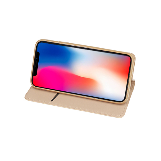 Etui zamykane z klapką i magnesem Smart Magnet złoty Apple iPhone 12 Mini / 4 Etui zamykane z klapką i magnesem Smart Magnet złoty Apple iPhone 12 Mini / 4
