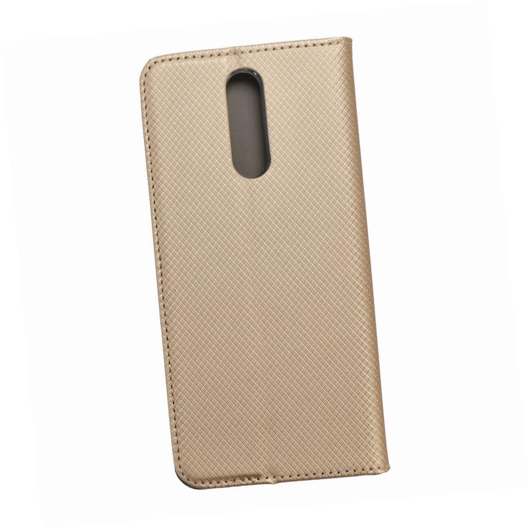 Etui zamykane z klapką i magnesem Smart Magnet złoty Huawei Mate 10 Lite Etui zamykane z klapką i magnesem Smart Magnet złoty Huawei Mate 10 Lite