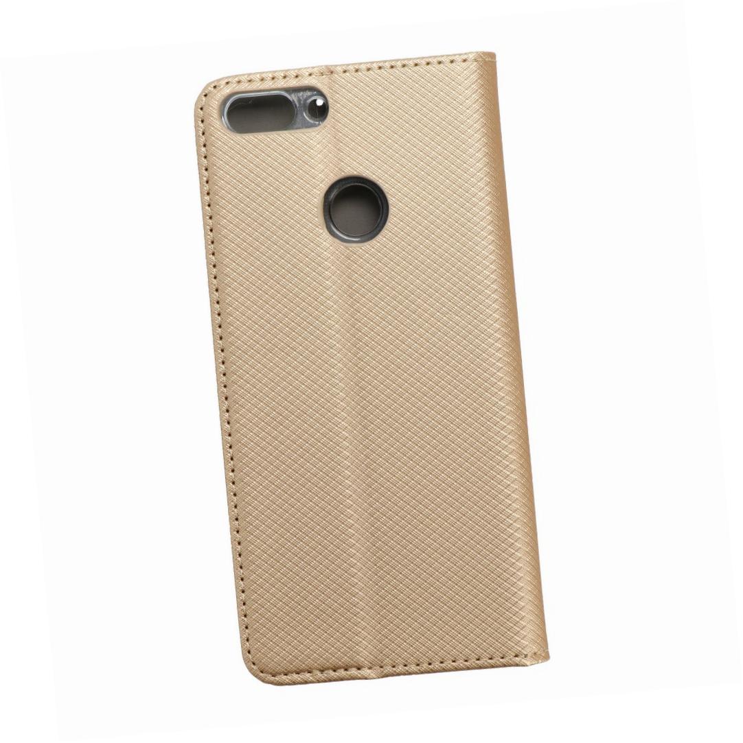 Etui zamykane z klapk� i magnesem Smart Magnet z�oty Huawei P Smart