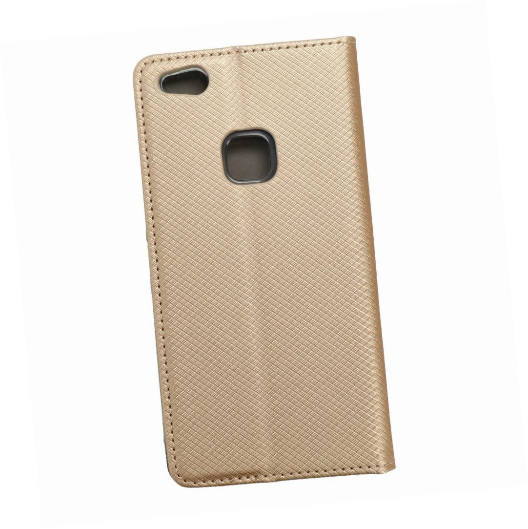Etui zamykane z klapk� i magnesem Smart Magnet z�oty Huawei P10 Lite