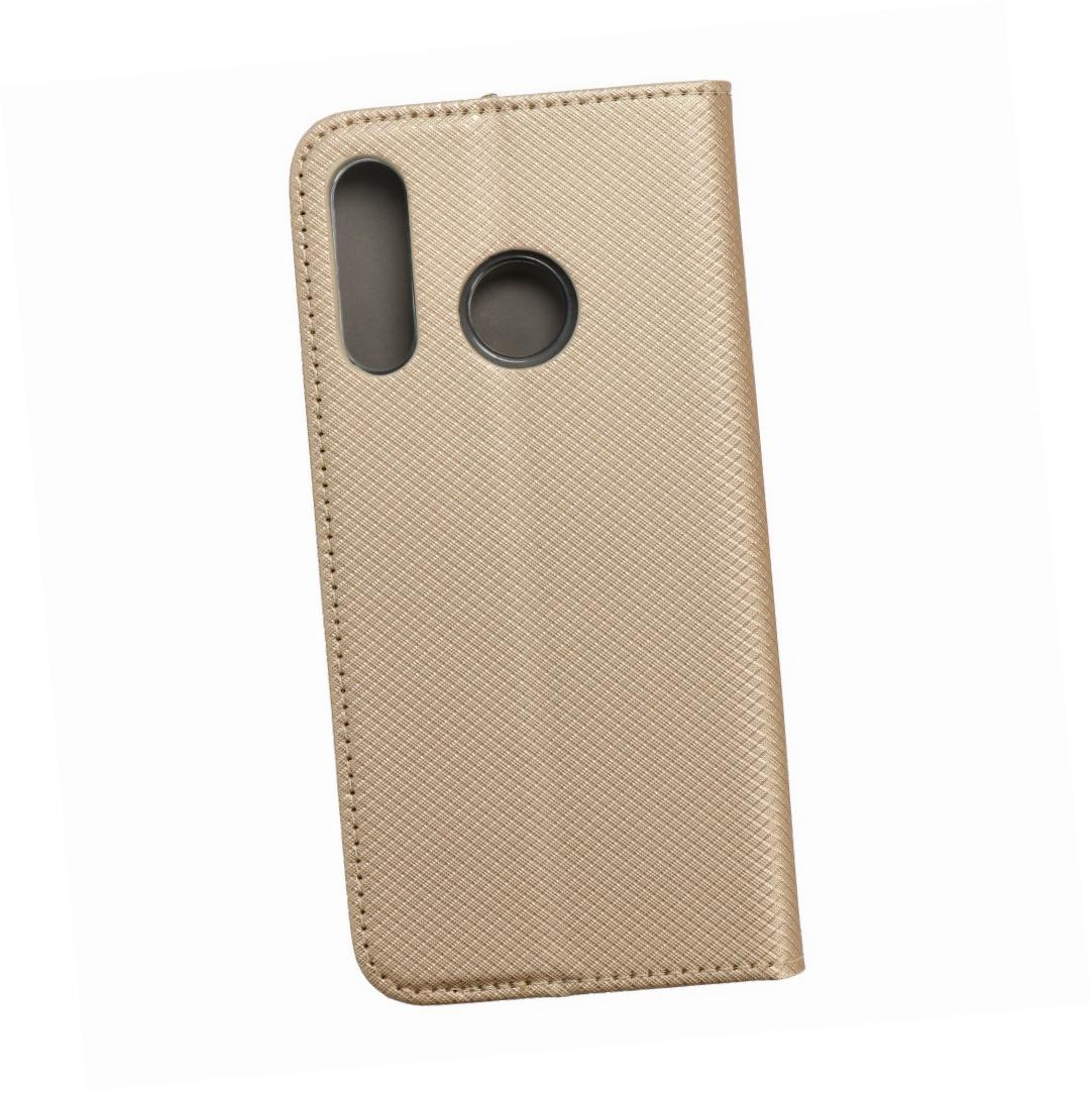 Etui zamykane z klapk� i magnesem Smart Magnet z�oty Huawei P30 Lite