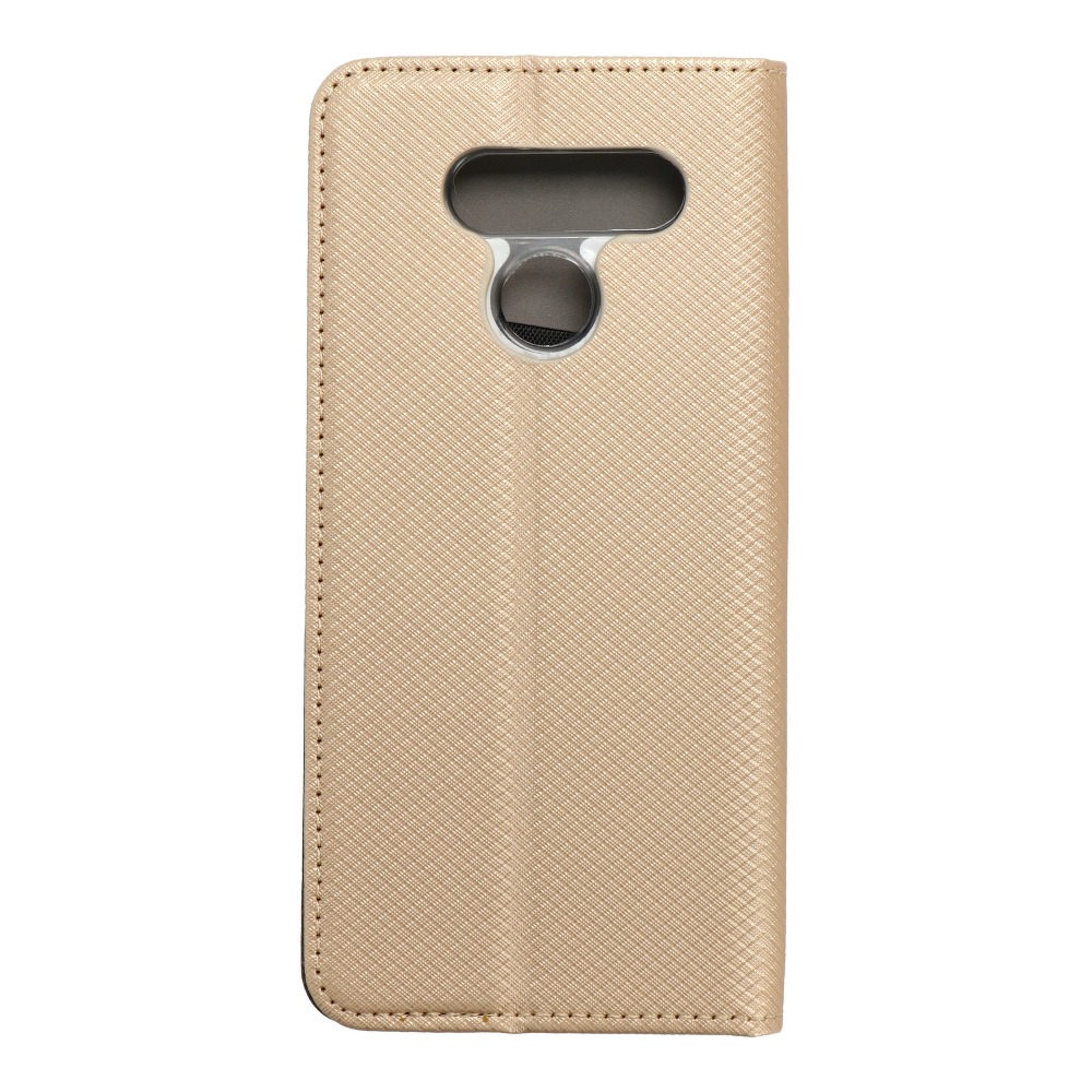 Pokrowiec Smart Magnet Book złoty LG Q60 Pokrowiec Smart Magnet Book złoty LG Q60