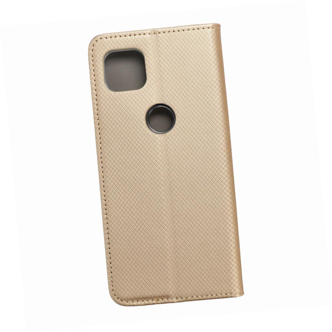 Etui zamykane z klapk� i magnesem Smart Magnet z�oty Motorola Moto G 5G