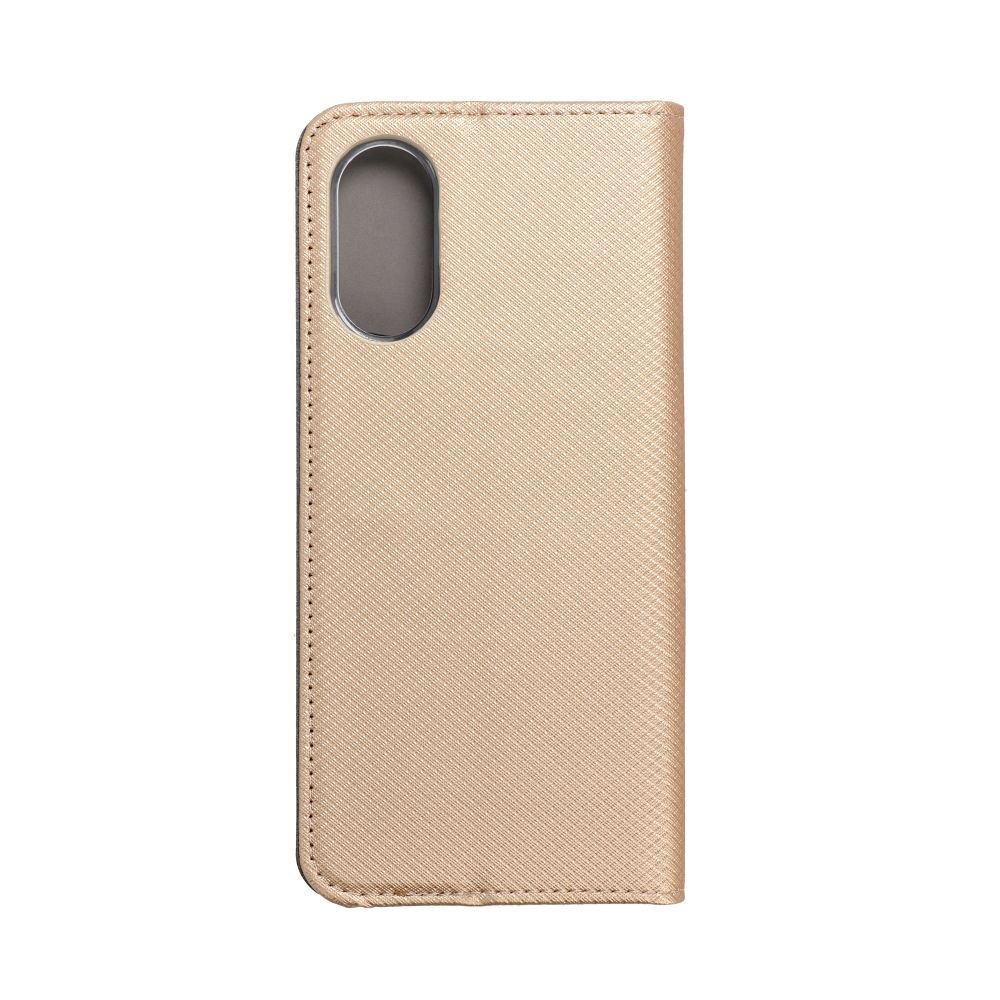 Etui zamykane z klapk� i magnesem Smart Magnet z�oty Oppo A17 / 2