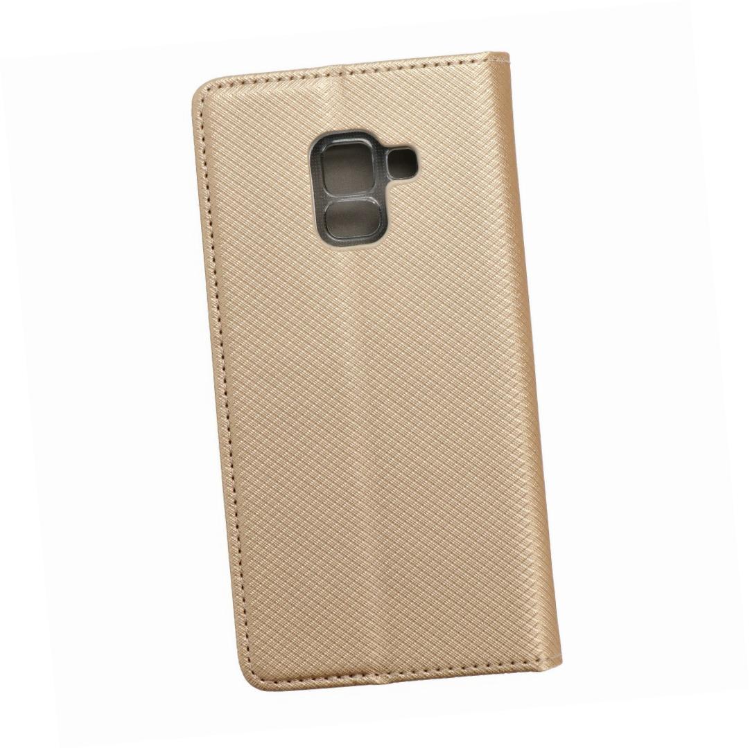 Etui zamykane z klapk� i magnesem Smart Magnet z�oty Samsung Galaxy A5 (2018)