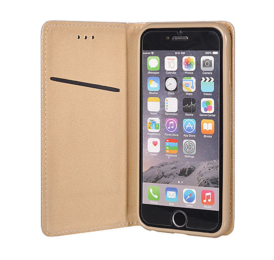 Etui zamykane z klapk� i magnesem Smart Magnet z�oty Samsung Galaxy A73 5G / 2