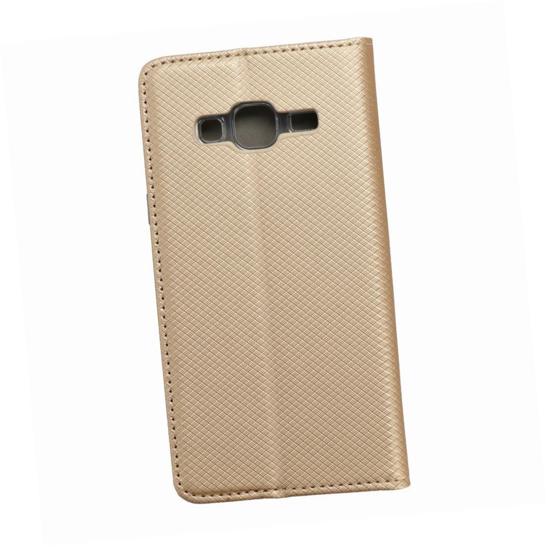 Etui zamykane z klapk� i magnesem Smart Magnet z�oty Samsung Galaxy J3
