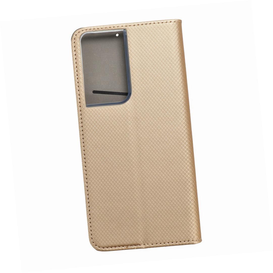 Etui zamykane z klapk� i magnesem Smart Magnet z�oty Samsung s21 Ultra