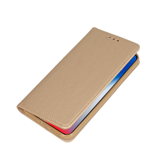 Etui zamykane z klapk i magnesem Smart Magnet zoty Xiaomi Redmi Note 8 Pro / 6