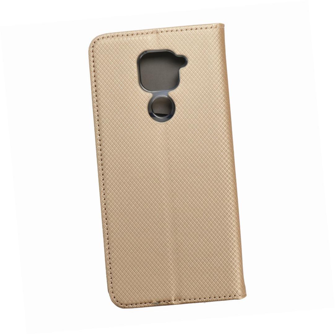 Etui zamykane z klapk� i magnesem Smart Magnet z�oty Xiaomi Redmi Note 9