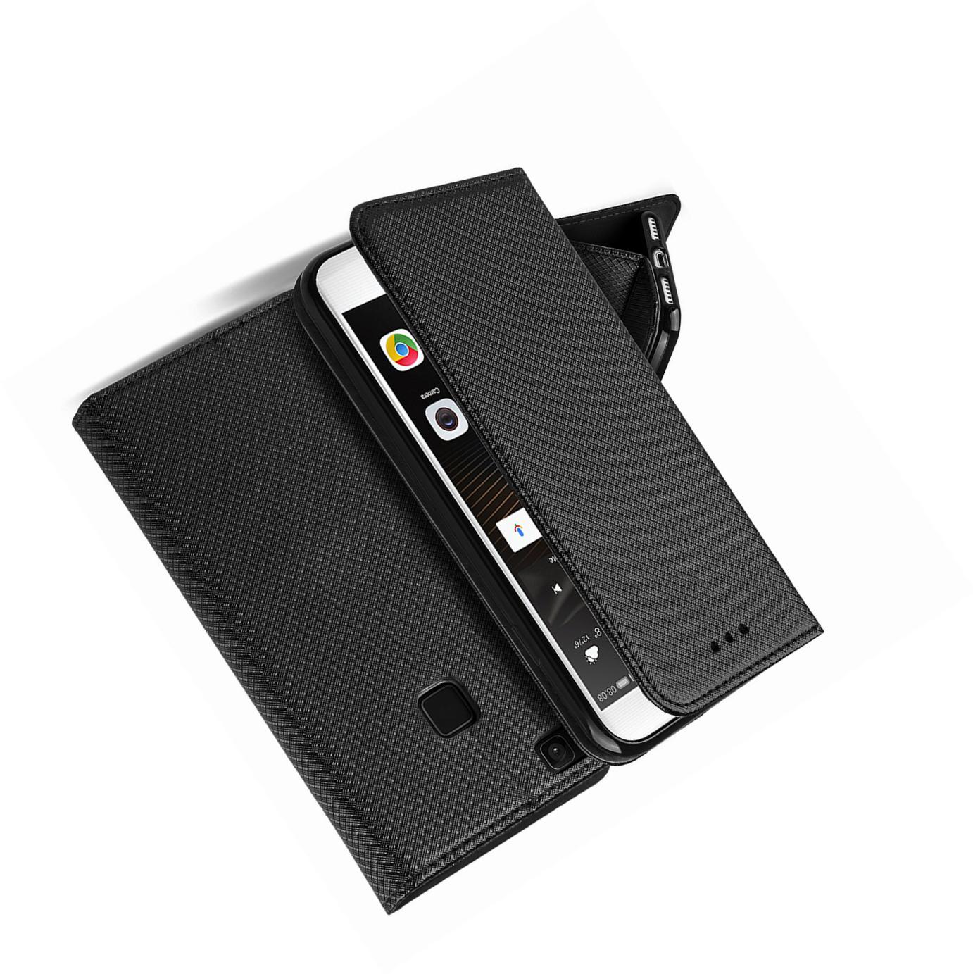 Etui zamykane z klapk� i magnesem Smart Magnet czarny Vivo Y11S / 4