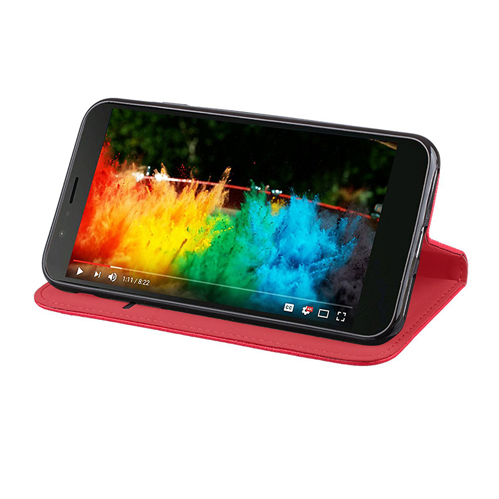 Pokrowiec Smart Magnet czerwony LG K8 (2017) / 3