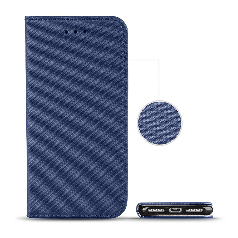 Etui zamykane z klapk i magnesem Smart Magnet granatowy Samsung Galaxy A52S 5G / 2