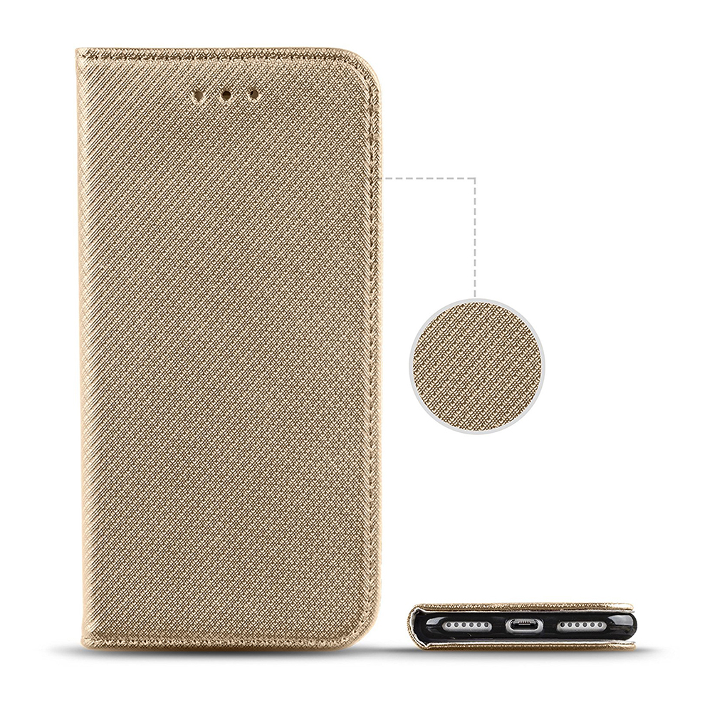 Etui zamykane z klapk i magnesem Smart Magnet zoty Samsung Galaxy A51 / 2