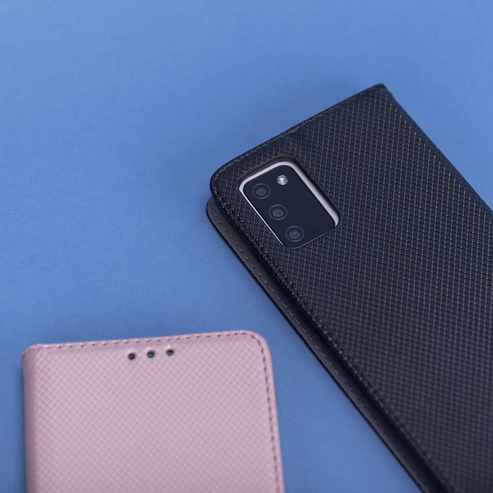 Etui zamykane z klapk i magnesem Smart Magnet czarne Xiaomi Redmi Note 11 4G (Global) / 7