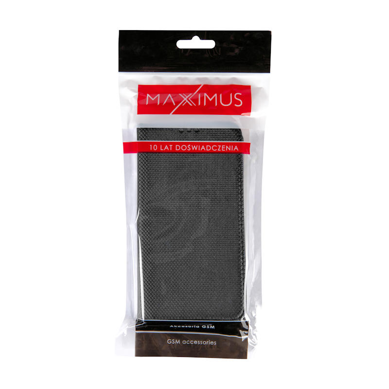 Etui zamykane z klapk� i magnesem Smart Magnet czarny Samsung A02S / 5