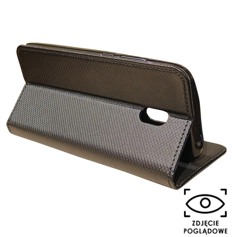 Pokrowiec Smart Magnet czarny Samsung Galaxy A01 / 2 Pokrowiec Smart Magnet czarny Samsung Galaxy A01 / 2