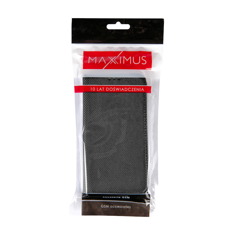 Etui zamykane z klapk� i magnesem Smart Magnet czarny Xiaomi 9S / 3