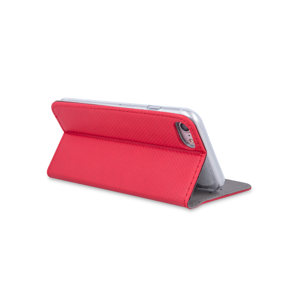 Etui zamykane z klapk i magnesem Smart Magnet czerwone Apple iPhone 12 / 4