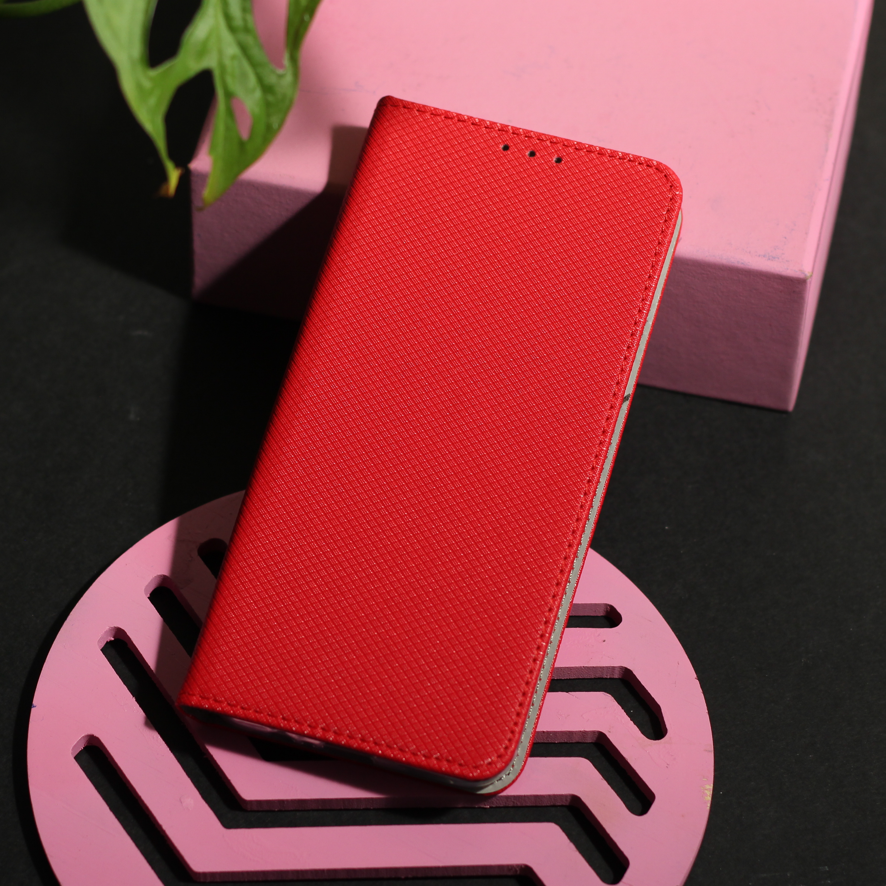 Etui zamykane z klapk i magnesem Smart Magnet czerwony Xiaomi Poco X5 / 8