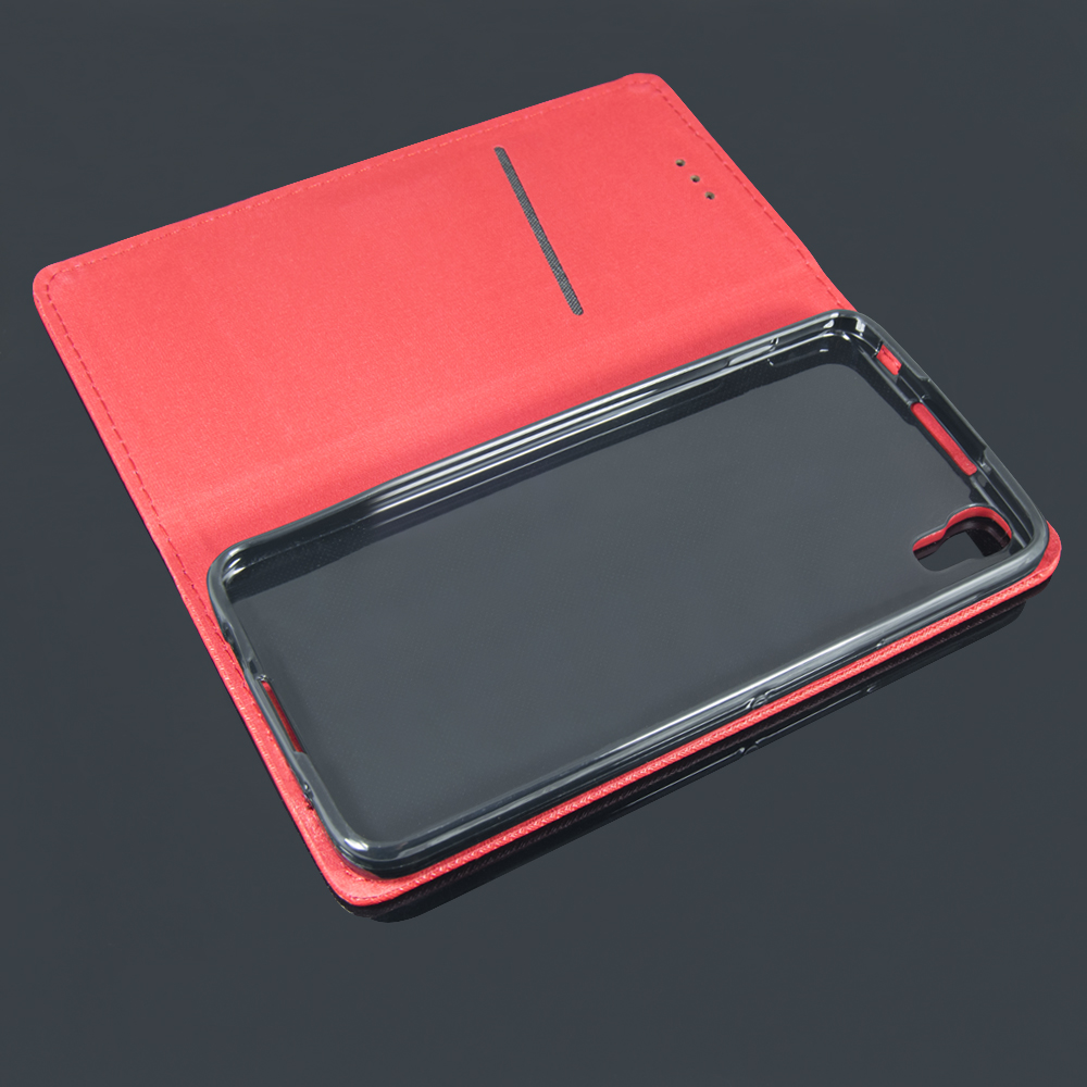 Pokrowiec Smart Magnet czerwony Huawei Y6 II Compact / 3
