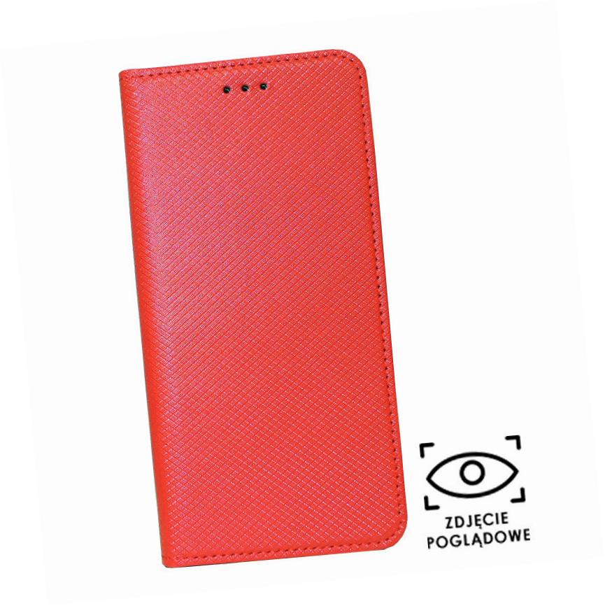 Etui zamykane z klapk i magnesem Smart Magnet czerwony Samsung Galaxy A03s