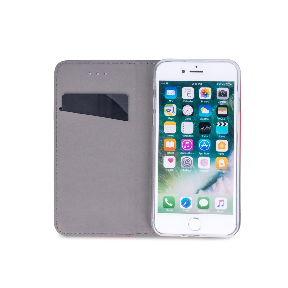 Etui zamykane z klapk i magnesem Smart Magnet zoty Apple iPhone 8 Plus / 3