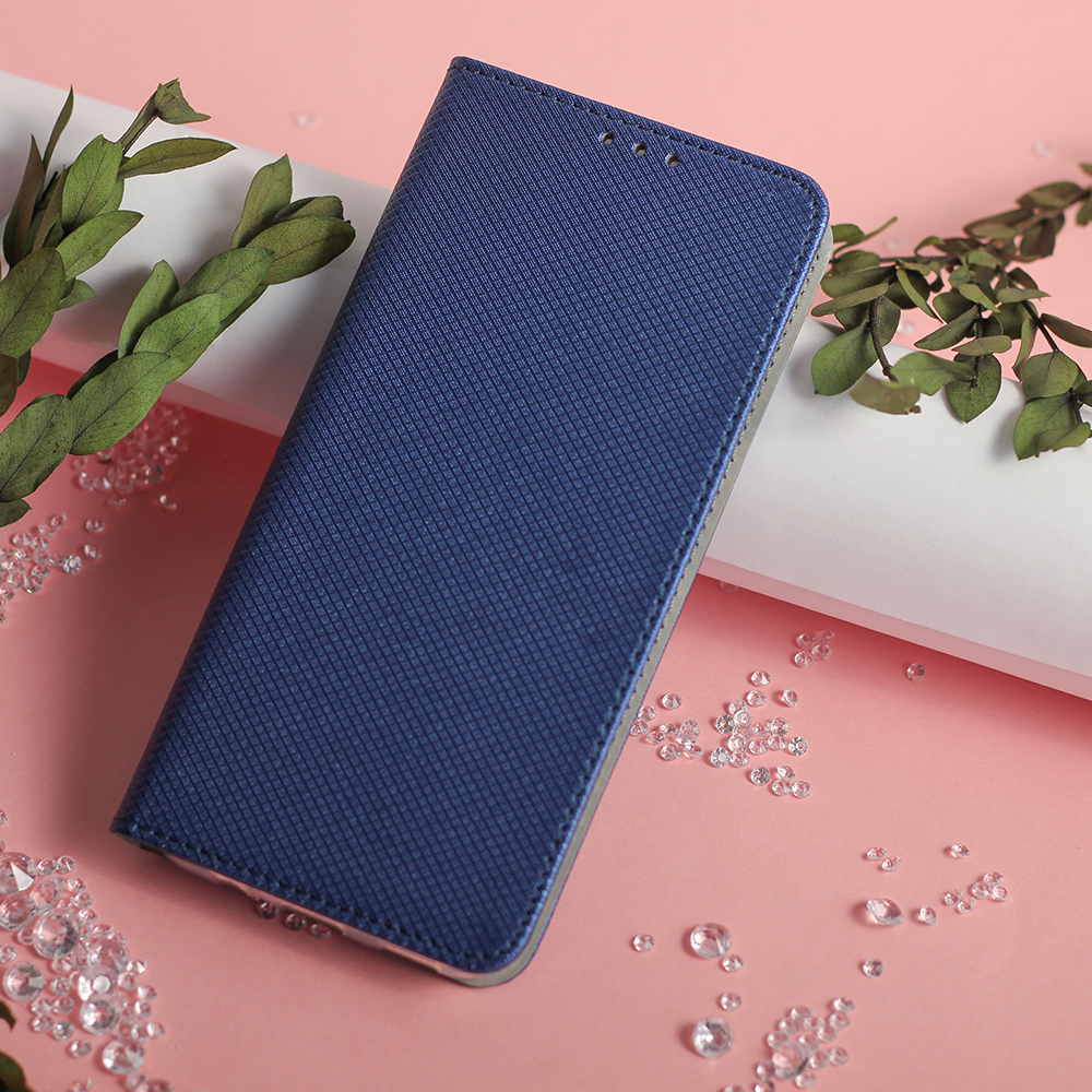 Pokrowiec Smart Magnet granatowe Honor 600 Lite / 2