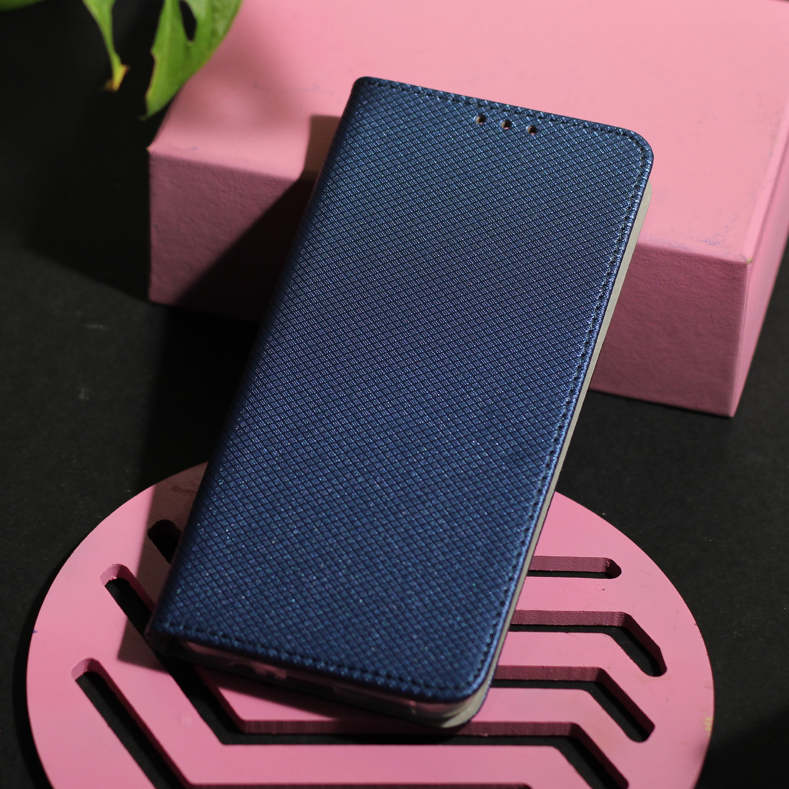 Pokrowiec Smart Magnet granatowe Honor 600 Lite / 4