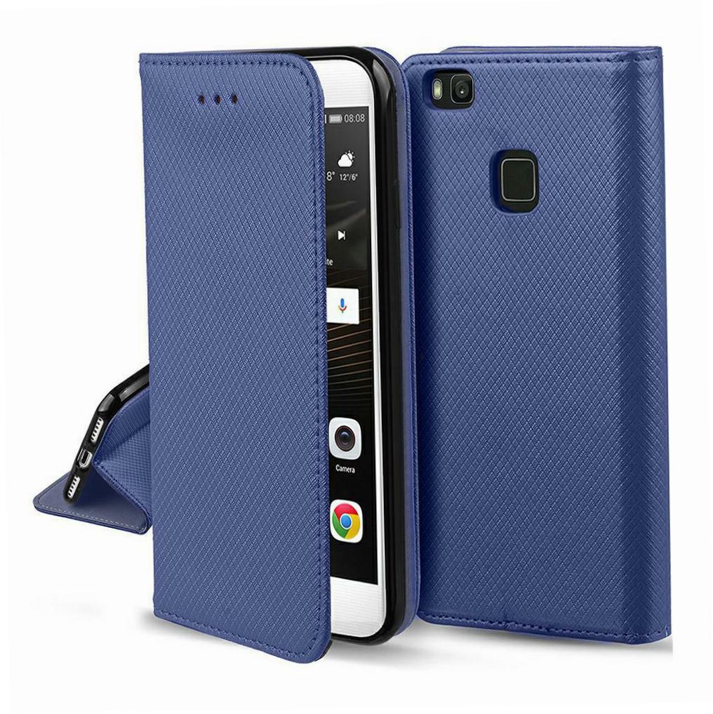 Etui zamykane z klapk� i magnesem Smart Magnet granatowy Motorola Moto G30