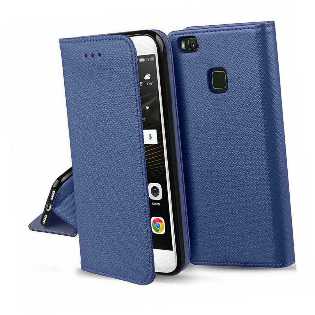 Etui zamykane z klapk� i magnesem Smart Magnet granatowy Samsung Galaxy A03 4G