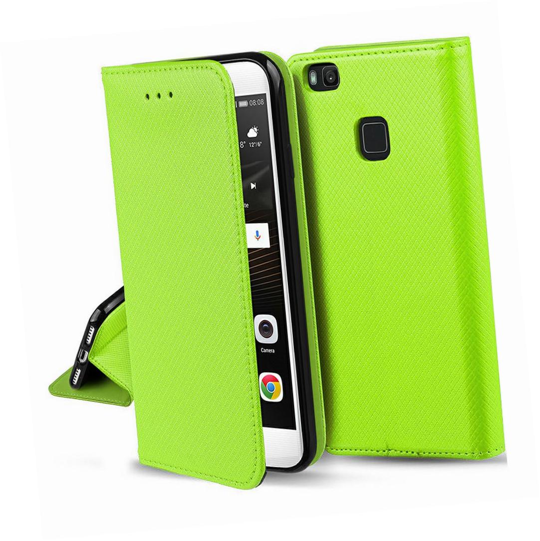 Etui zamykane z klapk� i magnesem Smart Magnet limonkowy Samsung Galaxy A20