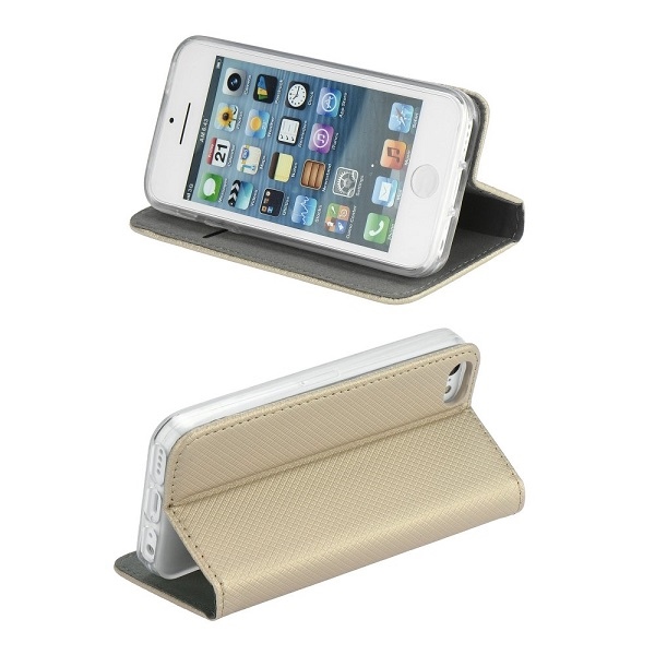 Etui zamykane z klapk i magnesem Smart Magnet zoty Apple iPhone 12 Pro / 3