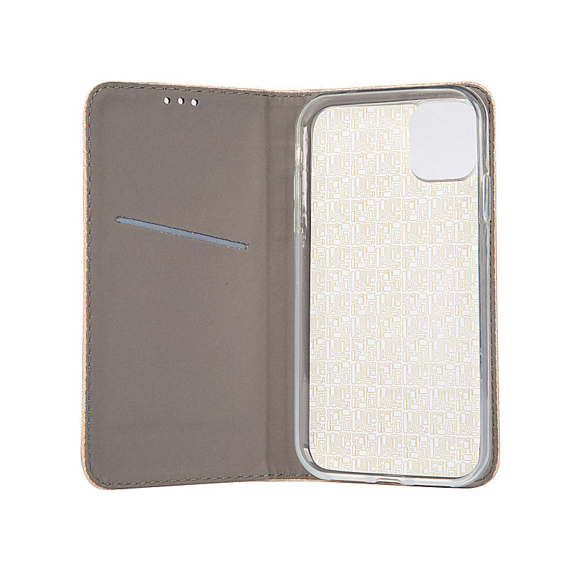Etui zamykane z klapk� i magnesem Smart Magnet z�oty Samsung A02S / 3