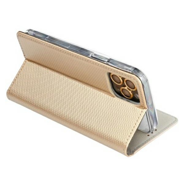 Pokrowiec Smart Magnet złoty Samsung Galaxy A13 / 2 Pokrowiec Smart Magnet złoty Samsung Galaxy A13 / 2